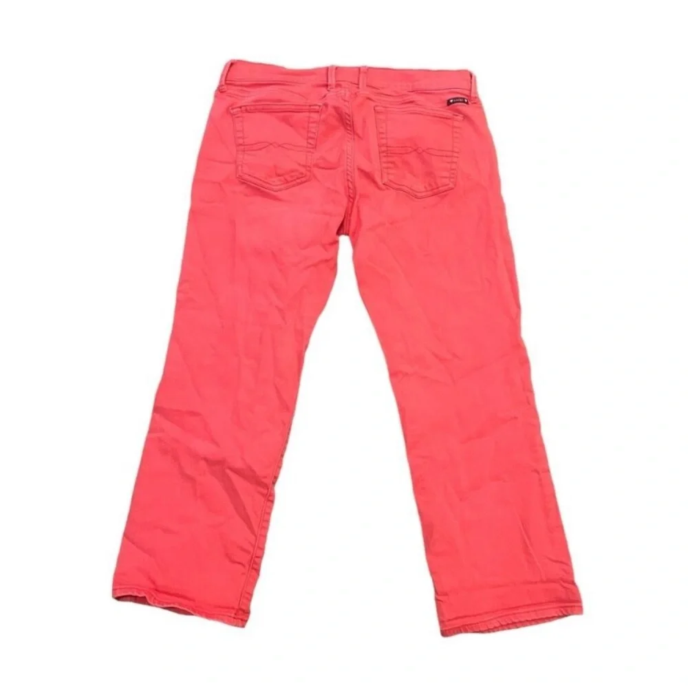 Lucky Brand Sweet’N Crop Coral Pink Jeans Size 4 - Picture 2 of 5